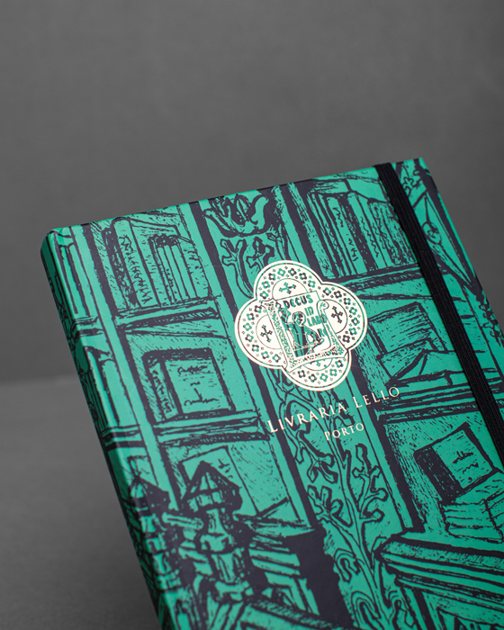 Notebook Livraria Lello Verde